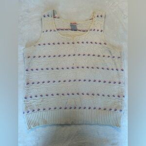 VINTAGE Foot Locker Ladies Knit Tank Top